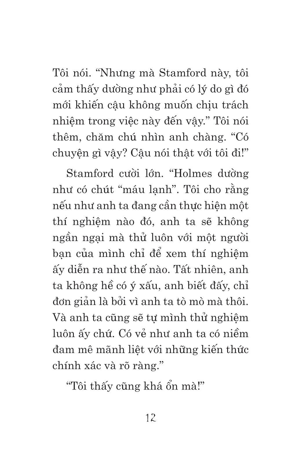 Tuyển Tập Sherlock Holmes - Những Bí Mật Và Báu Vật Bị Đánh Cắp - Sợi Chỉ Đỏ