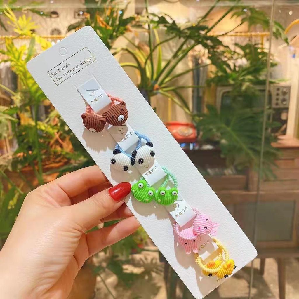MẪU MỚI- SET 10 DÂY BUỘT TÓC HỌA TIẾT SIÊU DỄ THƯƠNG SIÊU CƯNG CHO BÉ - NUNAMSHOP