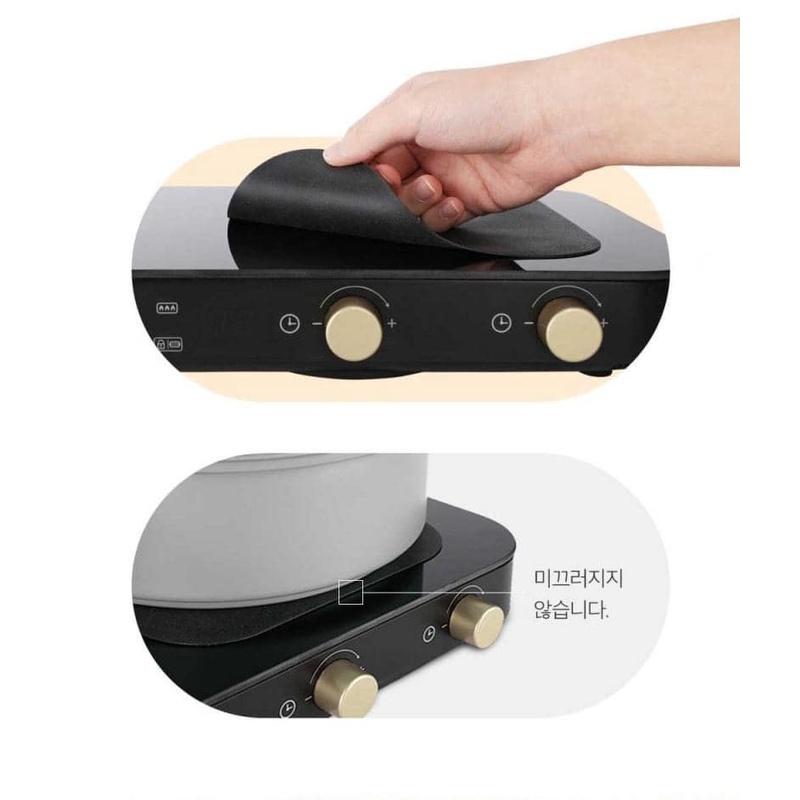 Bếp Điện Từ Kèm Khay Nướng Ohella, Công Suất 1500W, 5 Mức Nhiệt Tùy Chỉnh, Khóa An Toàn, Có Hẹn Giờ, Nhập Hàn