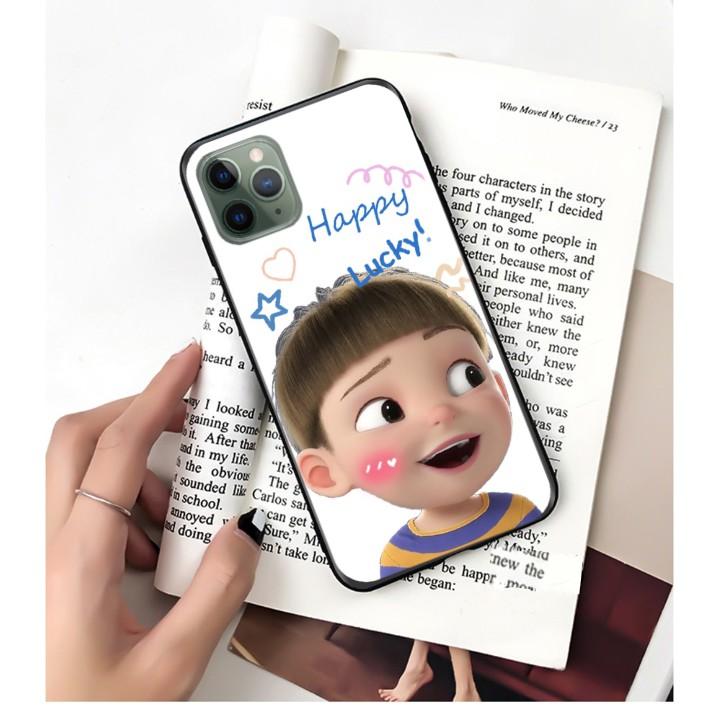 Ốp điện thoại dành cho iphone ICASE viền nhám búp bê baby chống xước camera 6s/6plus/6splus/7/8/7plus/8plus/x/xs/xsmax/11/11promax