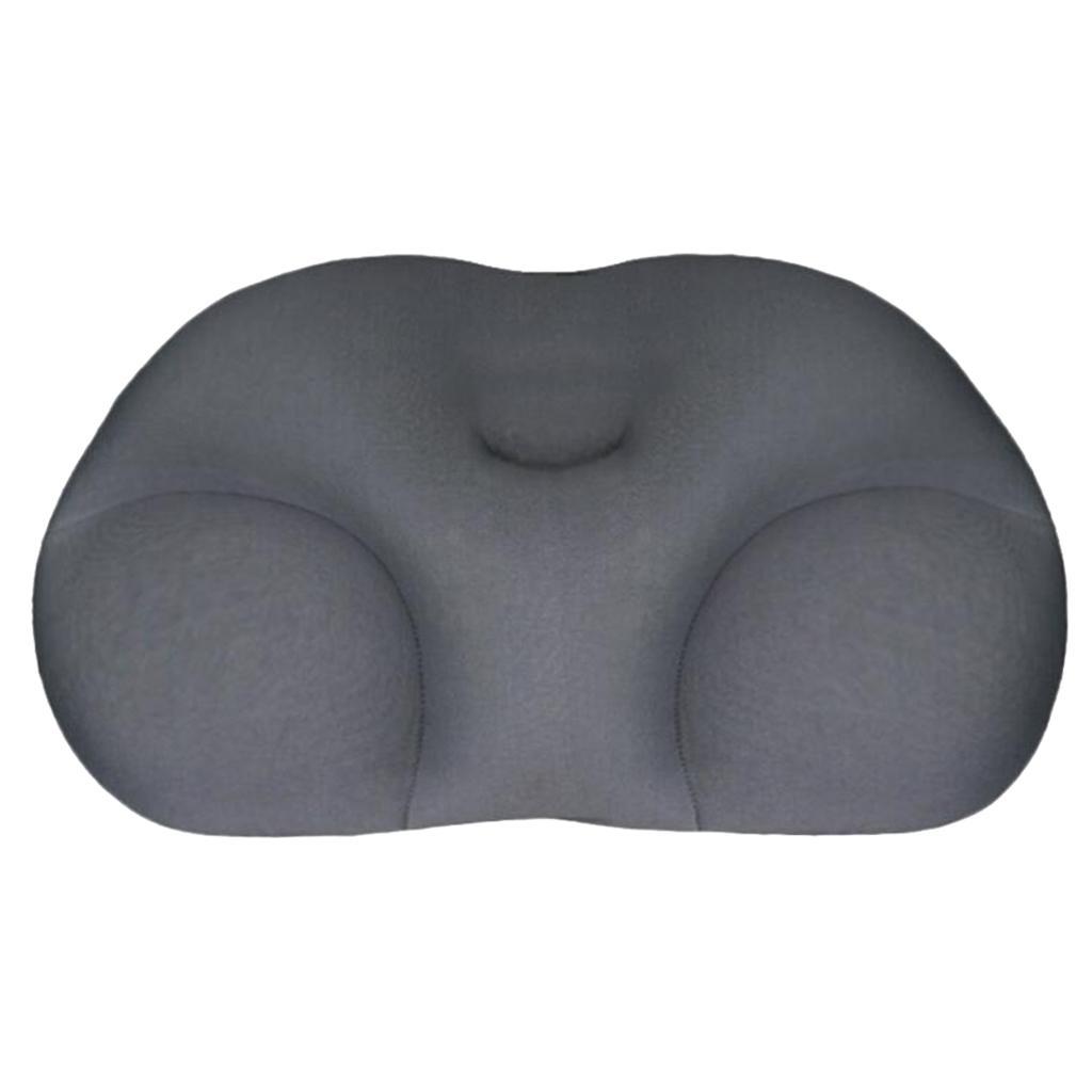 Travel Neck Pillow Headrest Support Neck Standard Firm Washable dark gray