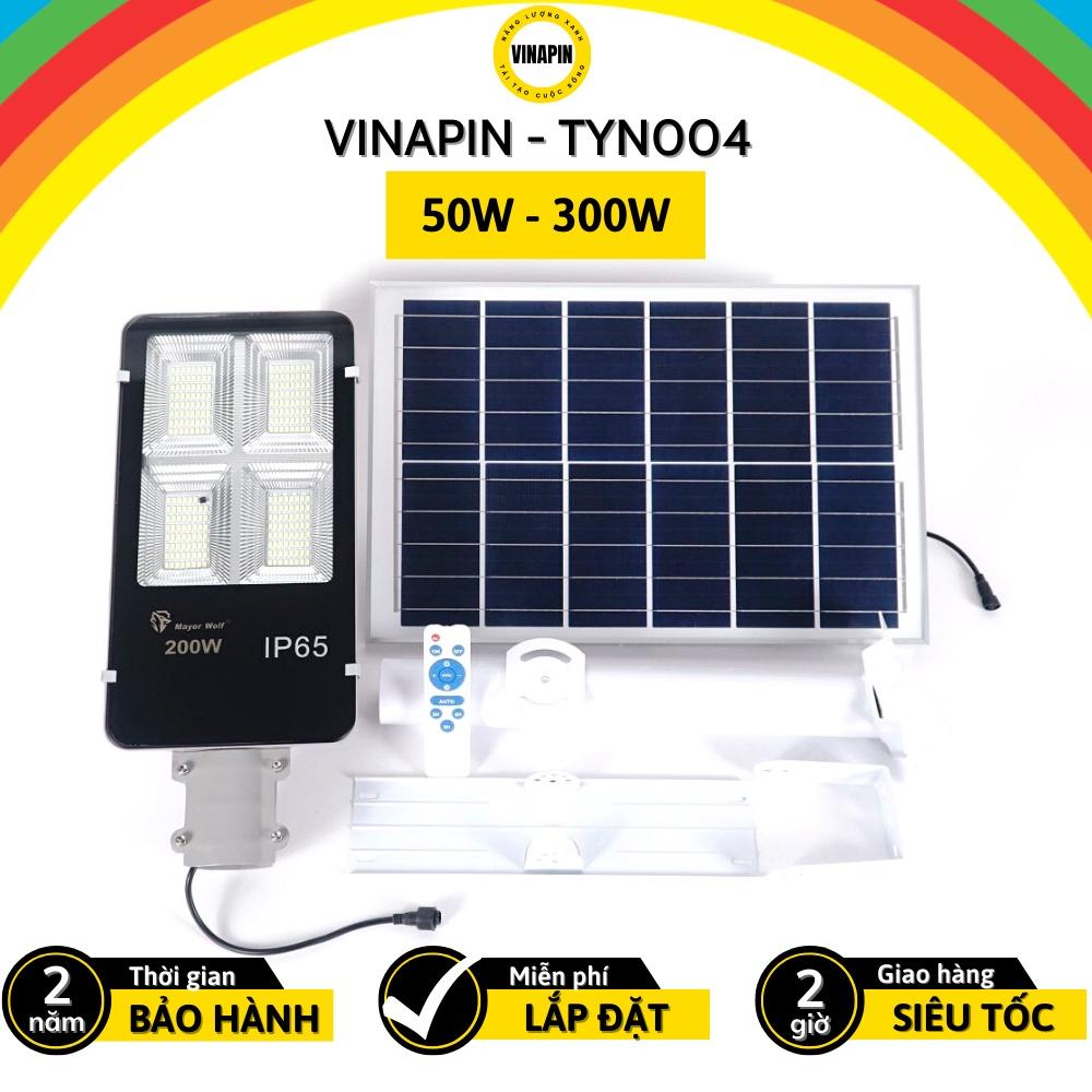 Đèn đường năng lượng mặt trời bàn chải VINAPIN-TYN004 led siêu sáng nhiều khoang - Nhiều công suất + tấm PIN lớn