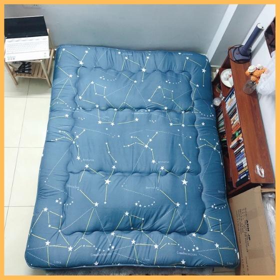 Nệm Topper Đệm Bông Trải Sàn Xuất Nhật FUKOJI, Kích Thước 1mx2m, 1m4x2m, 1m6x2m, 1m8x2m Dày 7-9cm