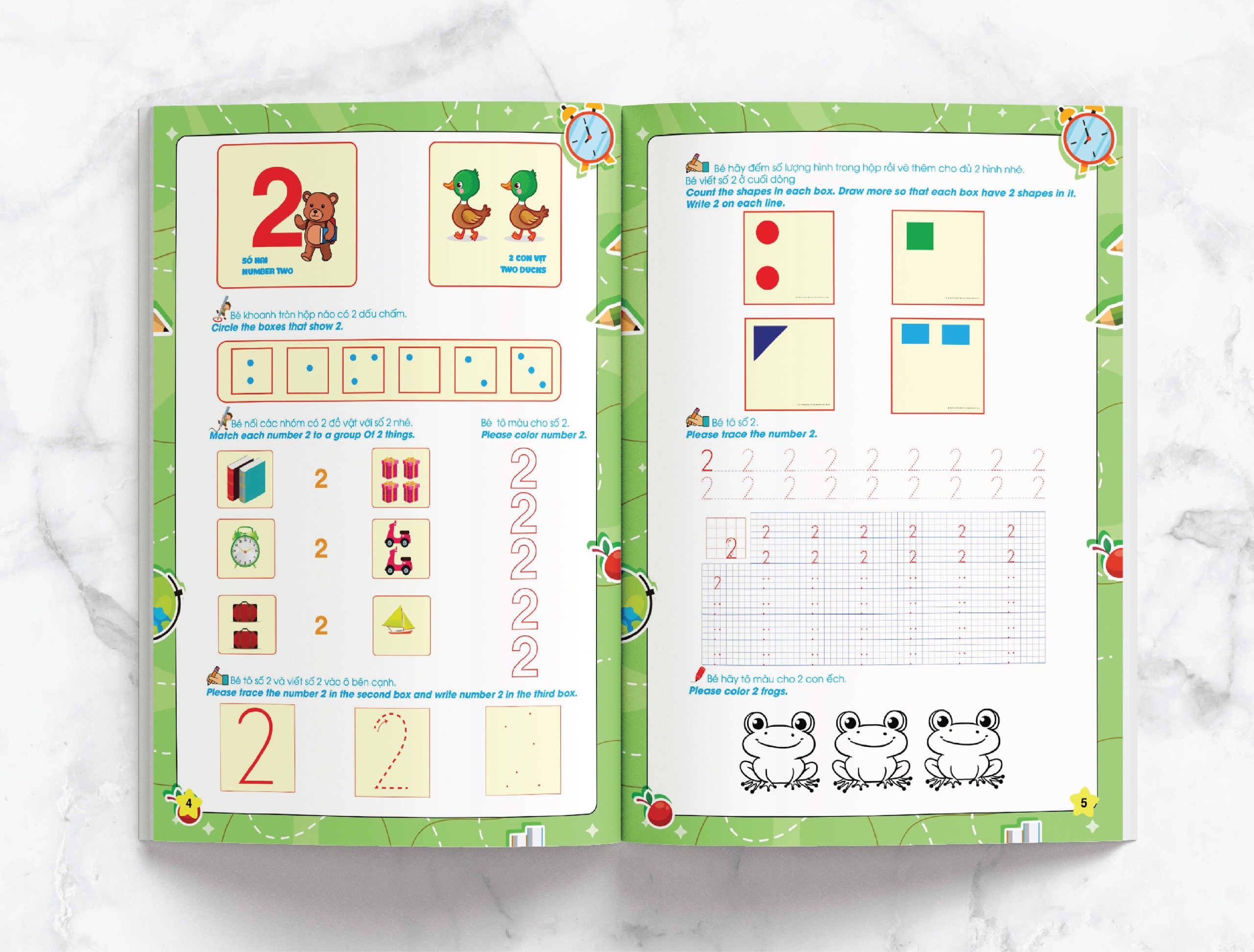 Hình ảnh Toán Tư duy - Beginning Creative Math (Dành cho bé 4-6 tuổi/Song ngữ Việt - Anh)