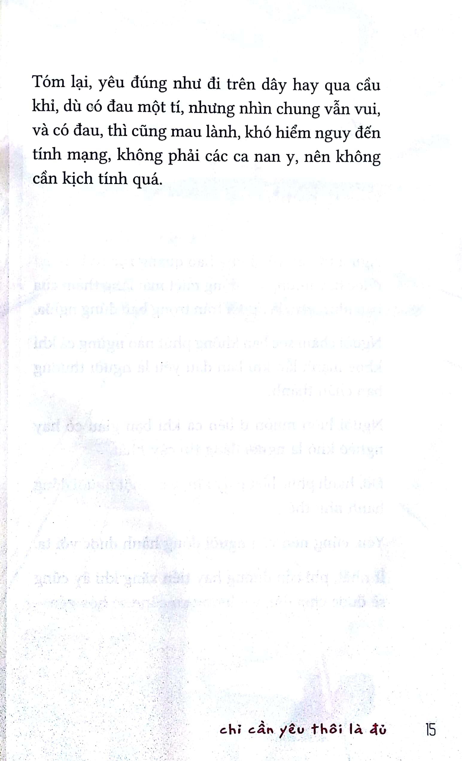 Chỉ Cần Yêu Thôi, Là Đủ