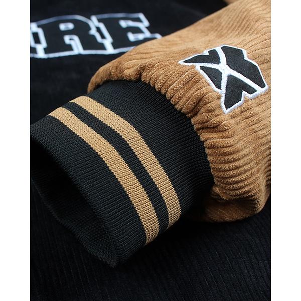 ÁO KHOÁC OVERSIZED BLACK/ BUFF ESSENTIAL VARSITY VER 2 BY XFIRE VIETNAM