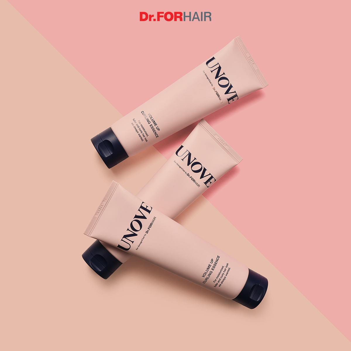 Tinh chất phục hồi chăm sóc uốn tóc tăng độ dày và bồng bềnh cho tóc Dr.FORHAIR UNOVE Volume Up Curling Essence 147ml