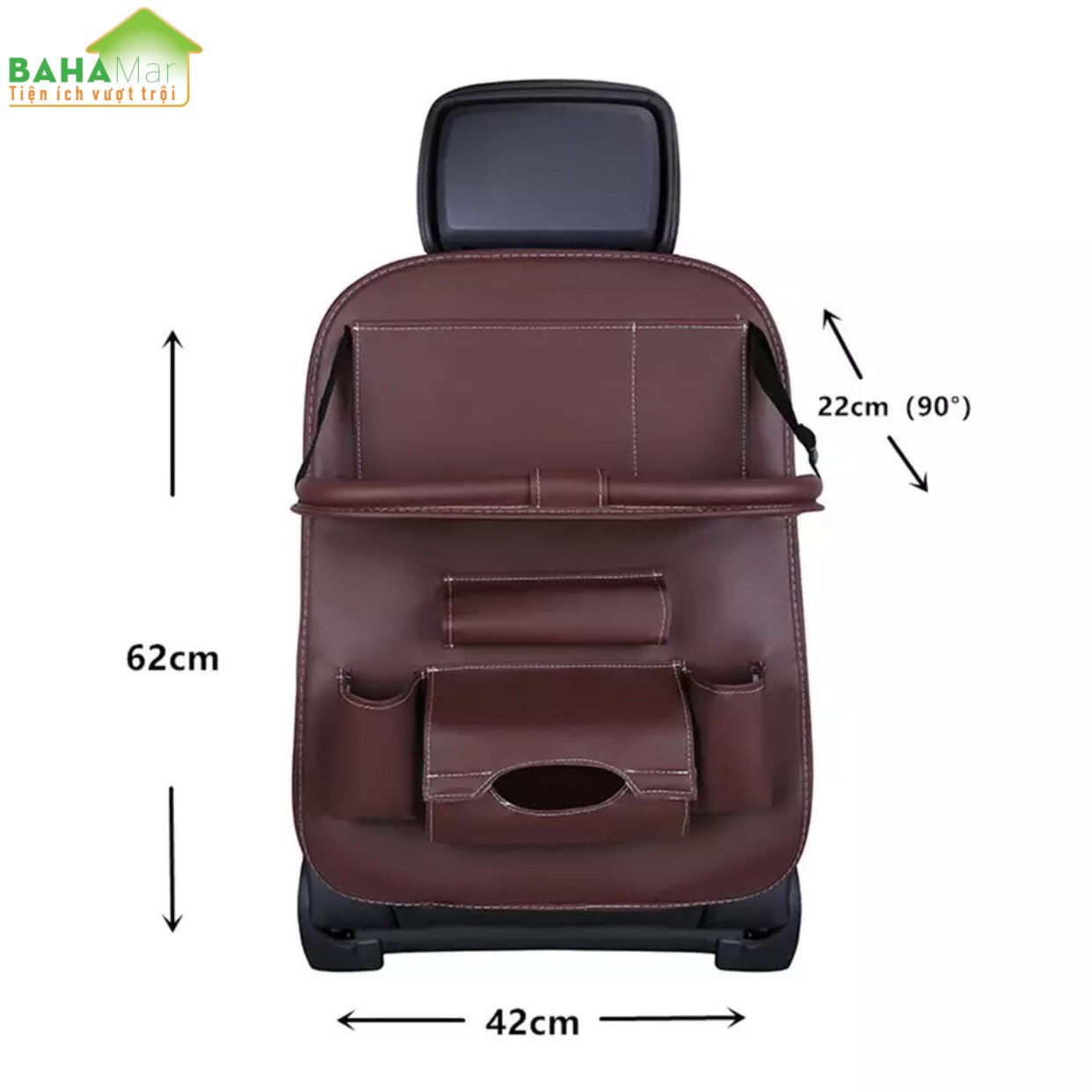 TÚI TREO ĐỂ ĐỒ TRÊN Ô TÔ CÓ THỂ GẤP - ĐA NĂNG LƯU TRỮ ĐỒ DÙNG "BAHAMAR" thuận tiện sắp xếp gọn gàng đồ trên xe hơi