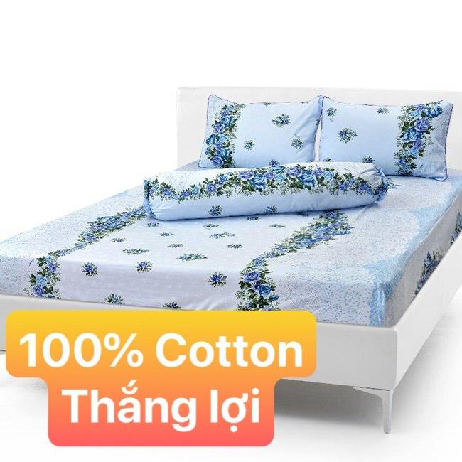 Bộ Drap Cotton THẮNG LỢI 1m8x2m hoặc drap lẻ.
