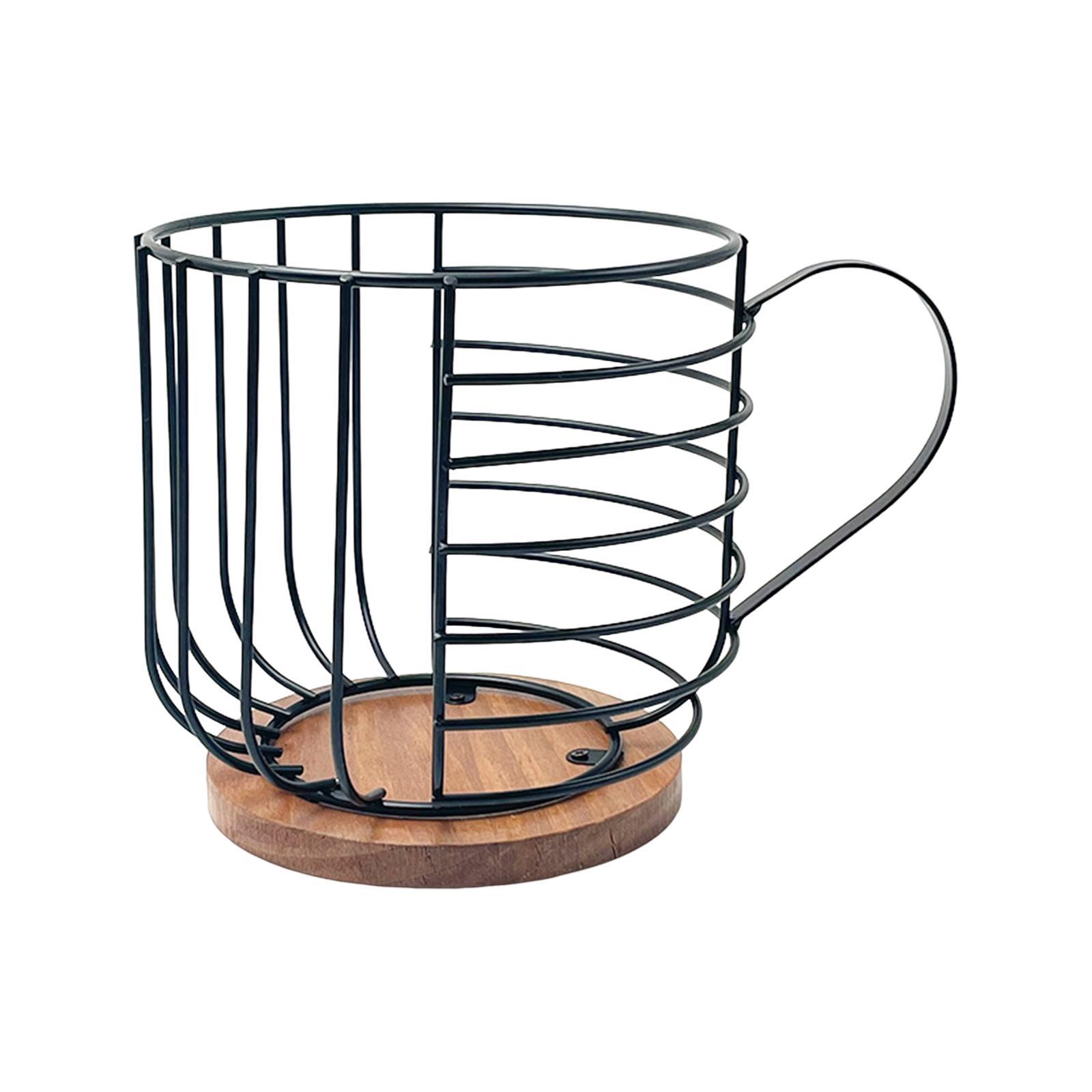 Coffee Pod Holder Organizer Cup Wire Coffee Pod Basket for Kitchen Pod