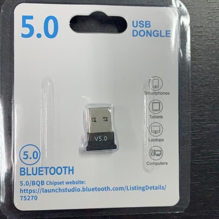 USB Bluetooth 5.0 Dongle CSR, Thu Phát Bluetooth Tốc Độ Cao Cho PC Và Laptop - Hàng Nhập Khẩu