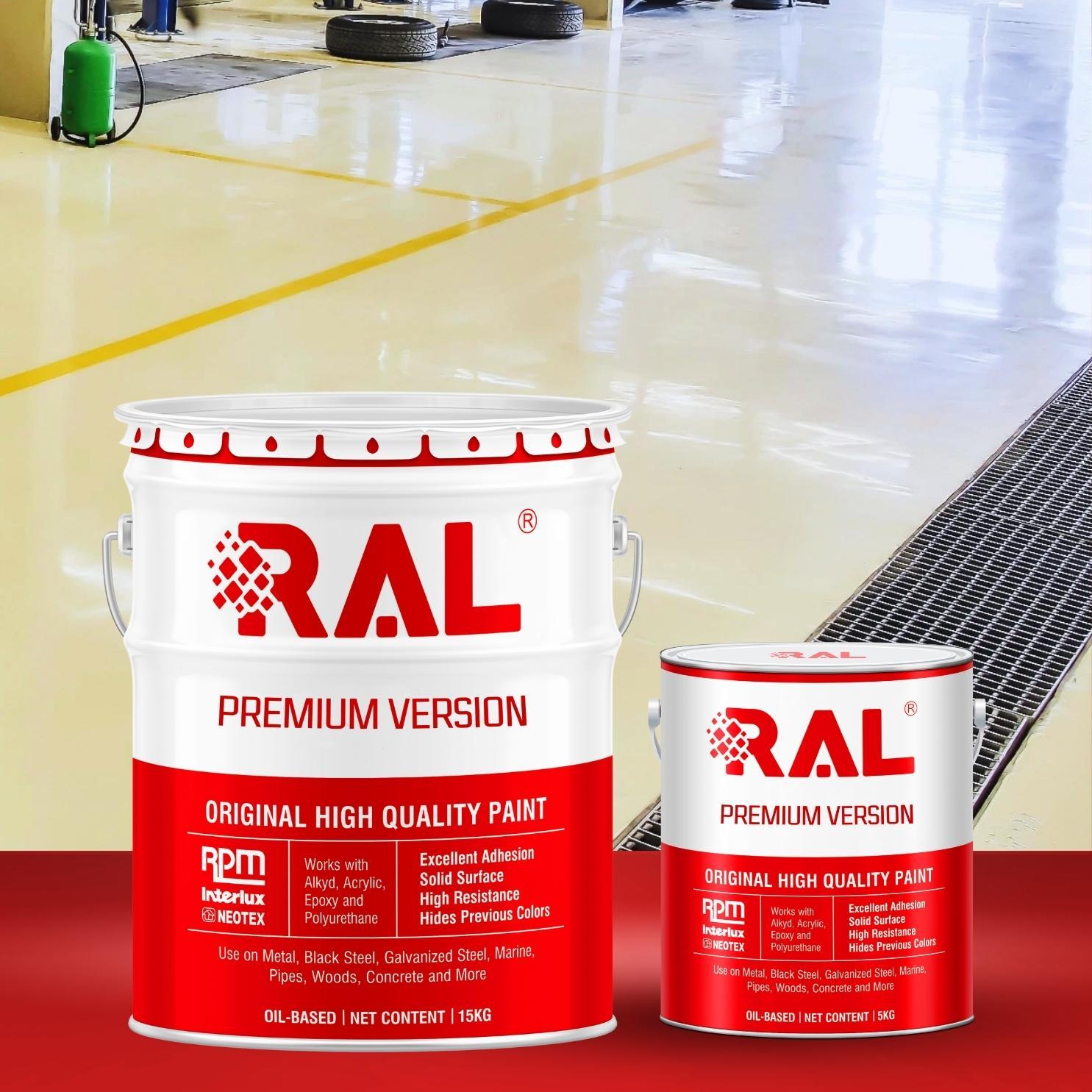 Sơn sàn Polyurethane hệ lăn RAL RAFLOOR SHIELD - 5KG