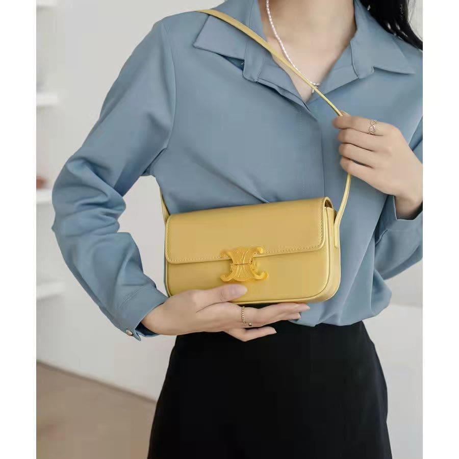 Túi Hộp Da Trơn Khoá Gài Thanh Lịch CHIPVN - B926