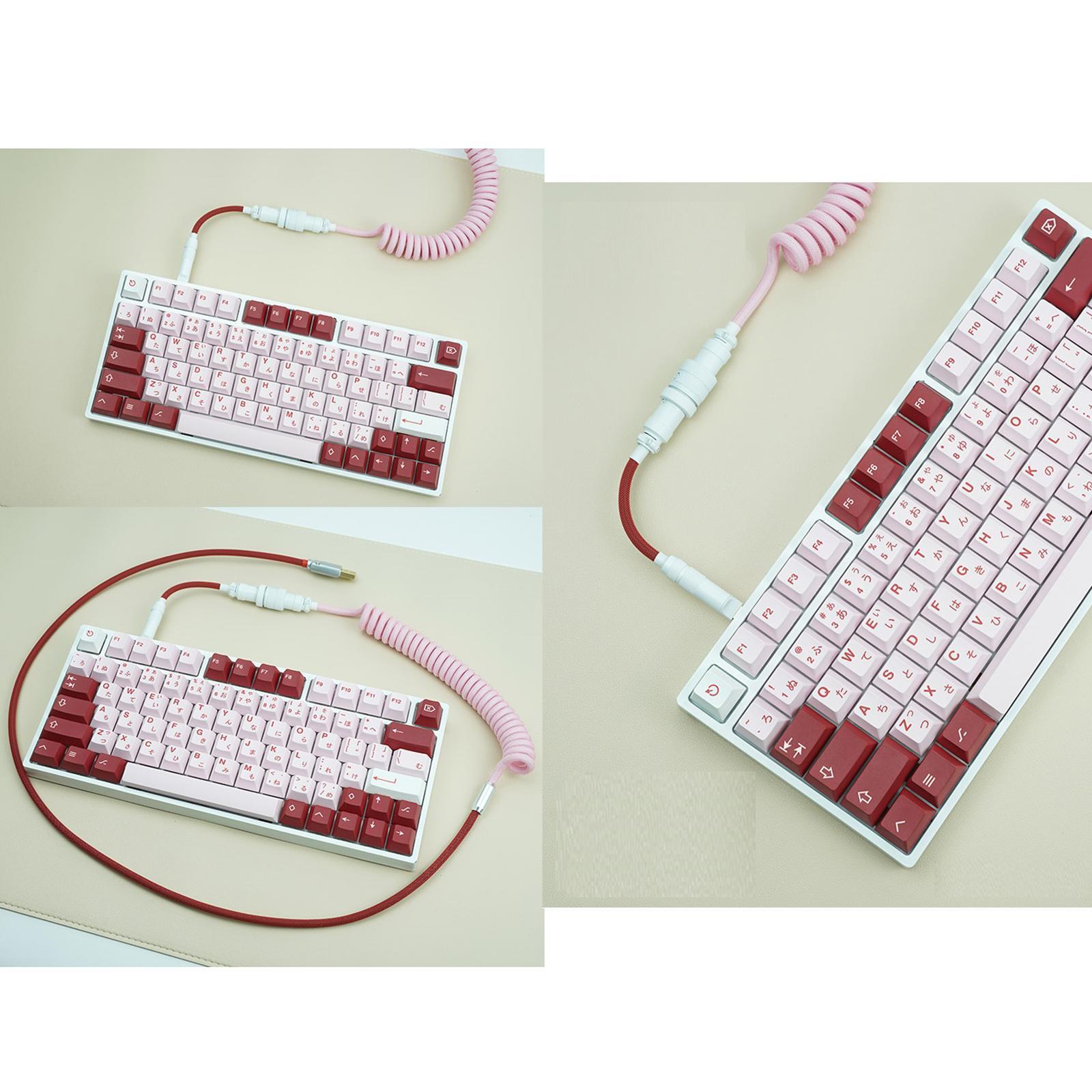 DIY PBT 140 Keys Keycaps Cover Cherry Profile for Gaming Mechanical Keyboard