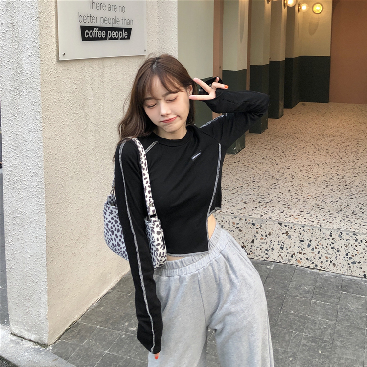 Áo croptop tay dài Ulzzang Quảng Châu ATC47