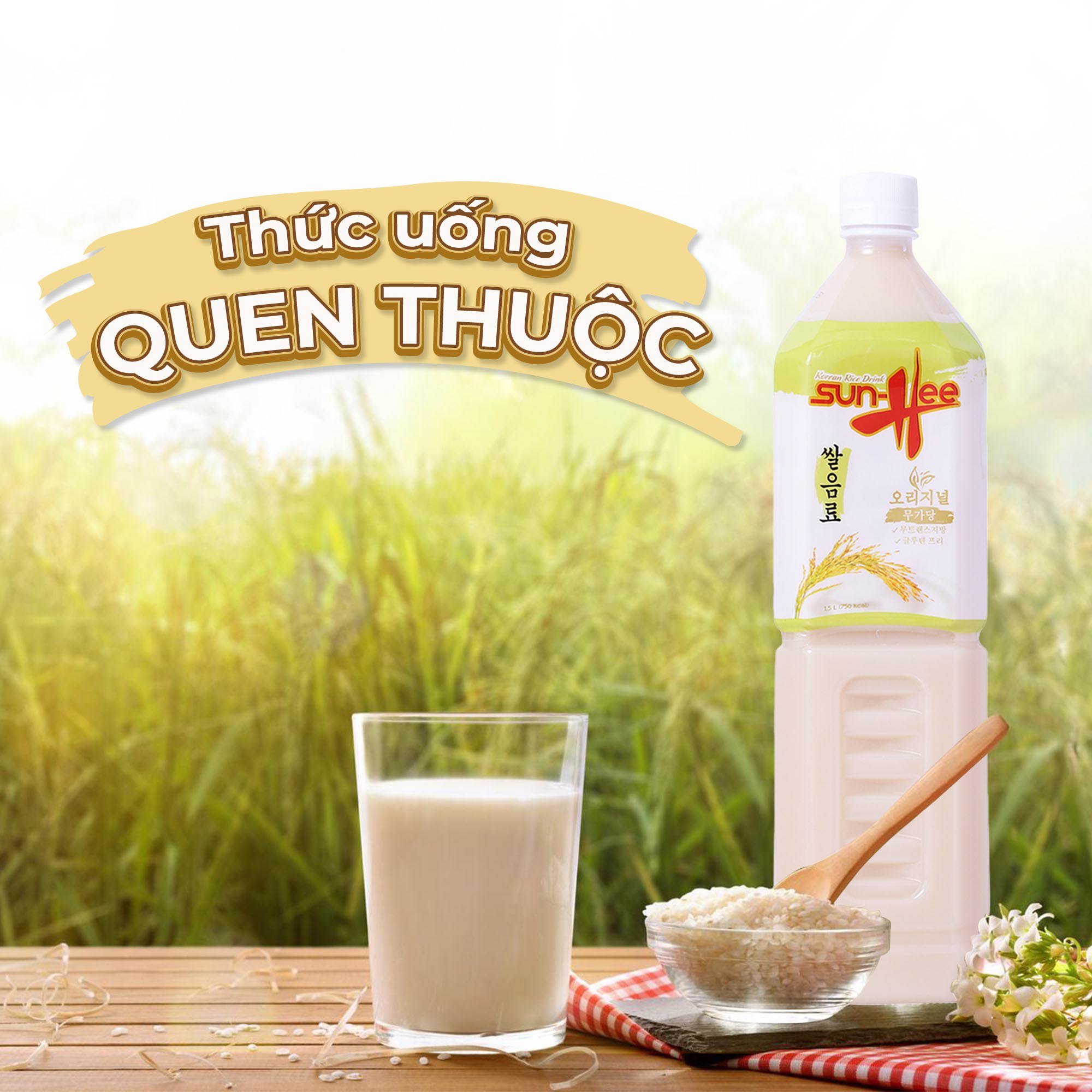 Nước Gạo Hàn Quốc Sunhee Chai 1.5L