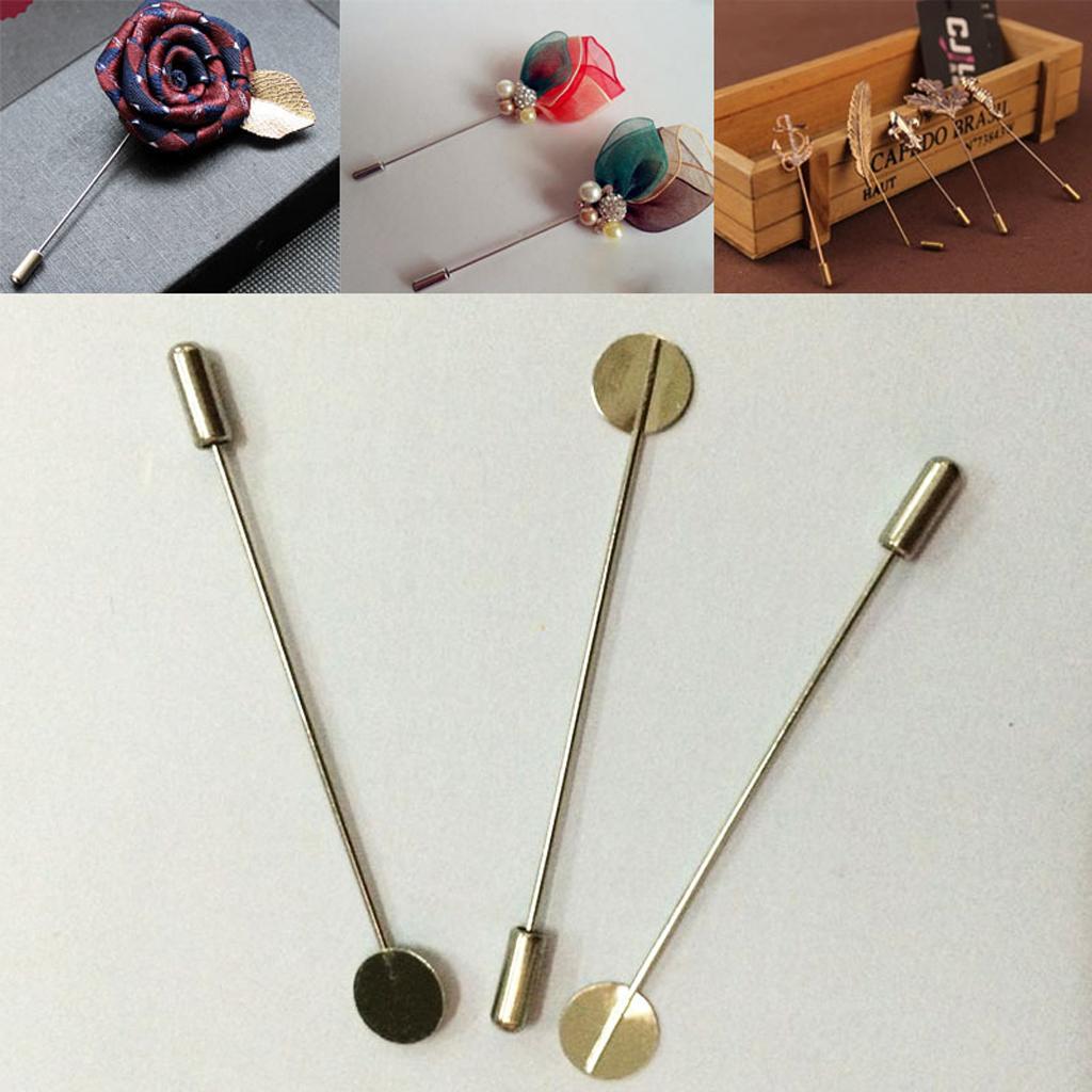 Set 10 Cài Áo Bằng Đồng Không Gỉ Cho Cổ Áo Sơ Mi