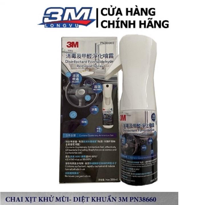 Chai Xịt Khử Mùi Diệt Khuẩn 3M Air Freshener Spray 38660 200ml - 3M Long Vu