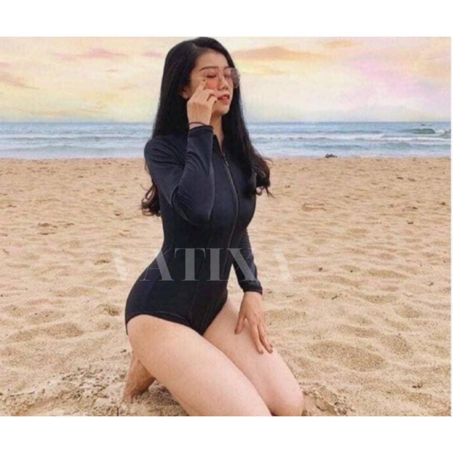 Bikini, bodysuit, Đồ bơi một mảnh có tay khoá kéo VATIXA BKN01