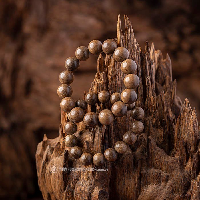 Vòng Kỳ Nam Tài Lộc ATC 77346 16 Hạt 12mm