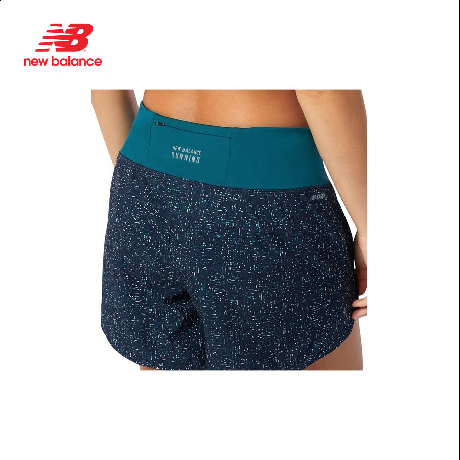 Quần ngắn thể thao nữ New Balance Printed Impact Run 5 Inch - WS13265MTL (form quốc tế)