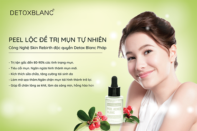 Peel Acnes Blanc Thương Hiệu Detox Blanc (Pháp) – Giúp Ngừa Mụn, Giảm Mụn Và Làm Trắng Da Hiệu Quả 26