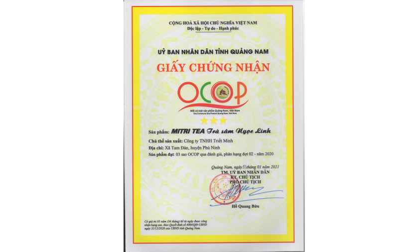 Thực phẩm chức năng Trà Sâm Ngọc Linh túi lọc Triết Minh