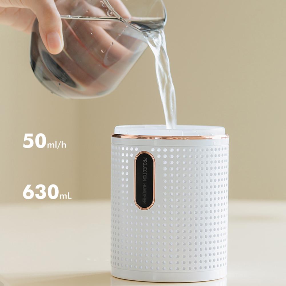 Trình Chiếu Không Dây Đèn Máy Tạo Độ Ẩm Không Khí Phun Sương Mini Đèn Ngủ Trong Nhà Phòng Điều Hòa Phòng Ngủ Văn Phòng Máy Phun Sương Tạo Độ Ẩm