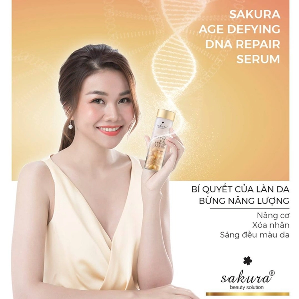 Serum dưỡng da chống lão hóa Sakura Age Defying DNA Repair Serum 40 viên