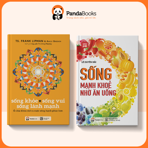 Sách - Combo 2 cuốn Sống mạnh khỏe nhờ ăn uống + Sống khỏe, sống vui, sống lành mạnh