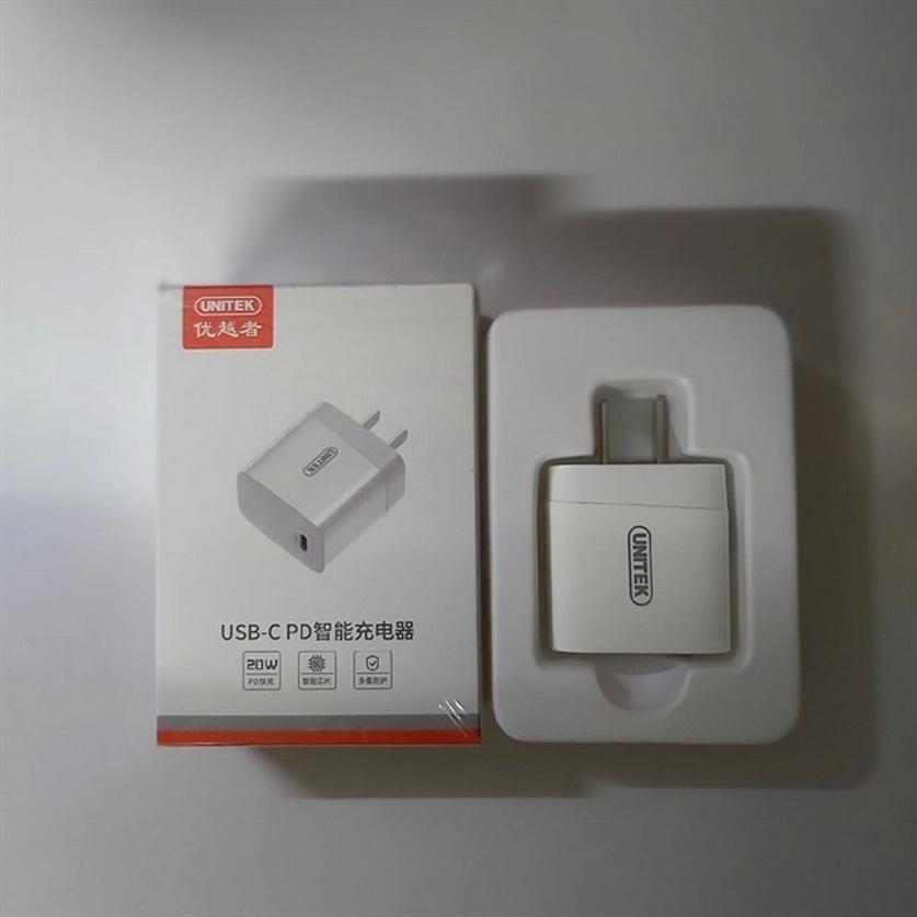 SẠC NHANH 20W USB-C PD P109A UNITEK - HÀNG CHÍNH HÃNG