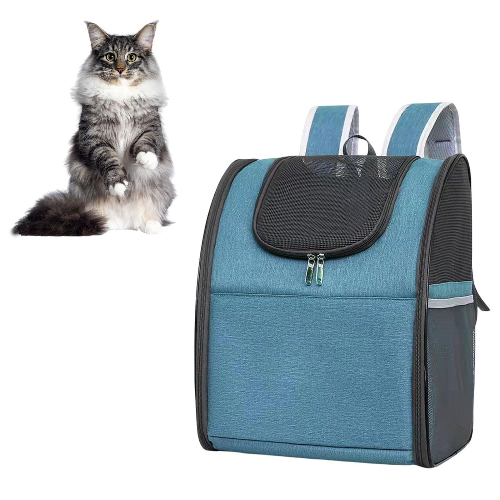 Pet Carrier Backpack for Dogs Cats Hiking Cage Portable Ventilate Travel Bag