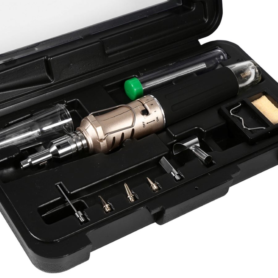Bút khò hàn gas cao cấp 10 chi tiết HT-1115K