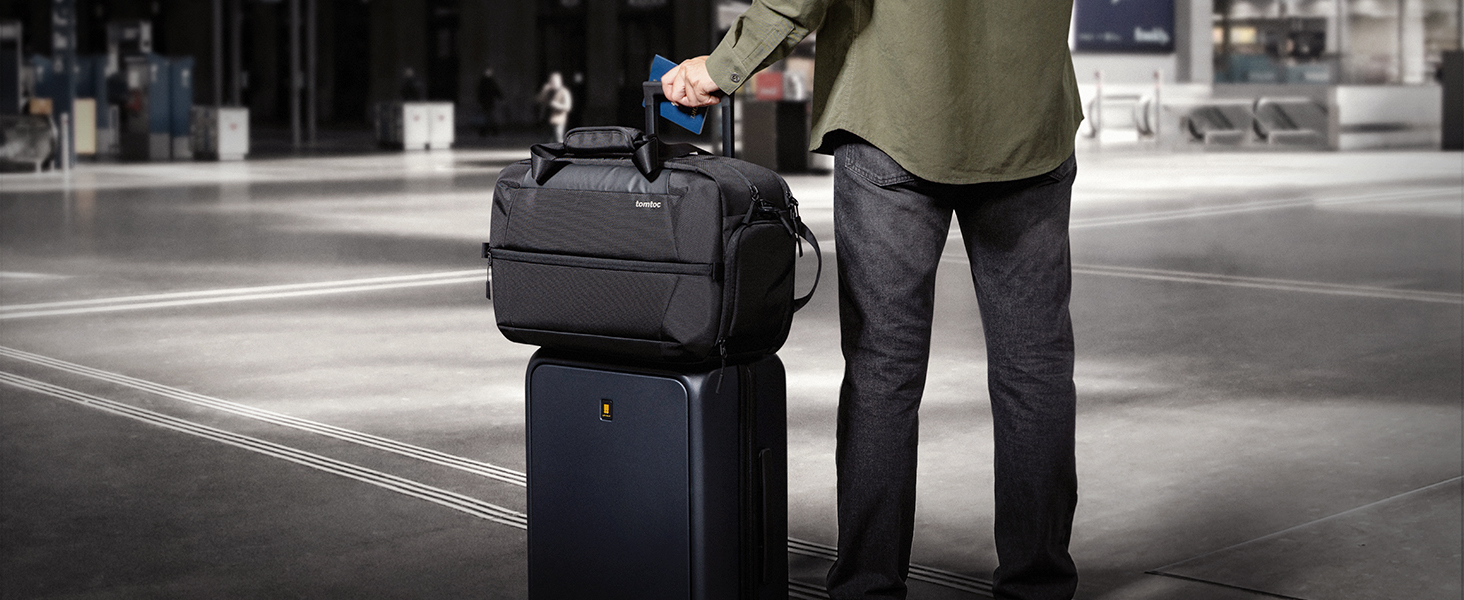 Túi Xách Tomtoc Navigator - T31 Travel Duffel Black T31M1D1