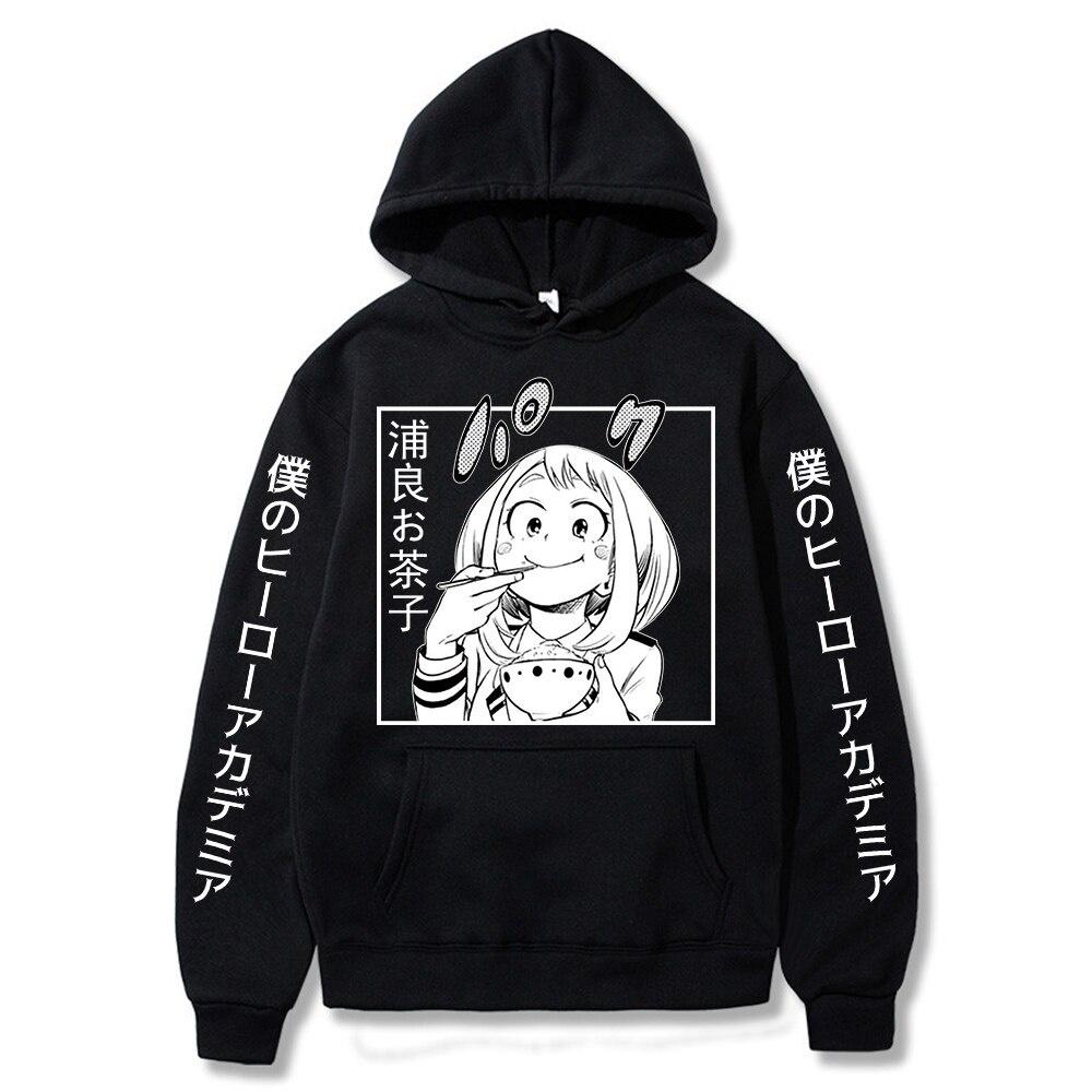 Áo Hoodie Chui Đầu In Hình Anime My Hero Academia Ochaco Uraraka Cho Nam Và Nữ