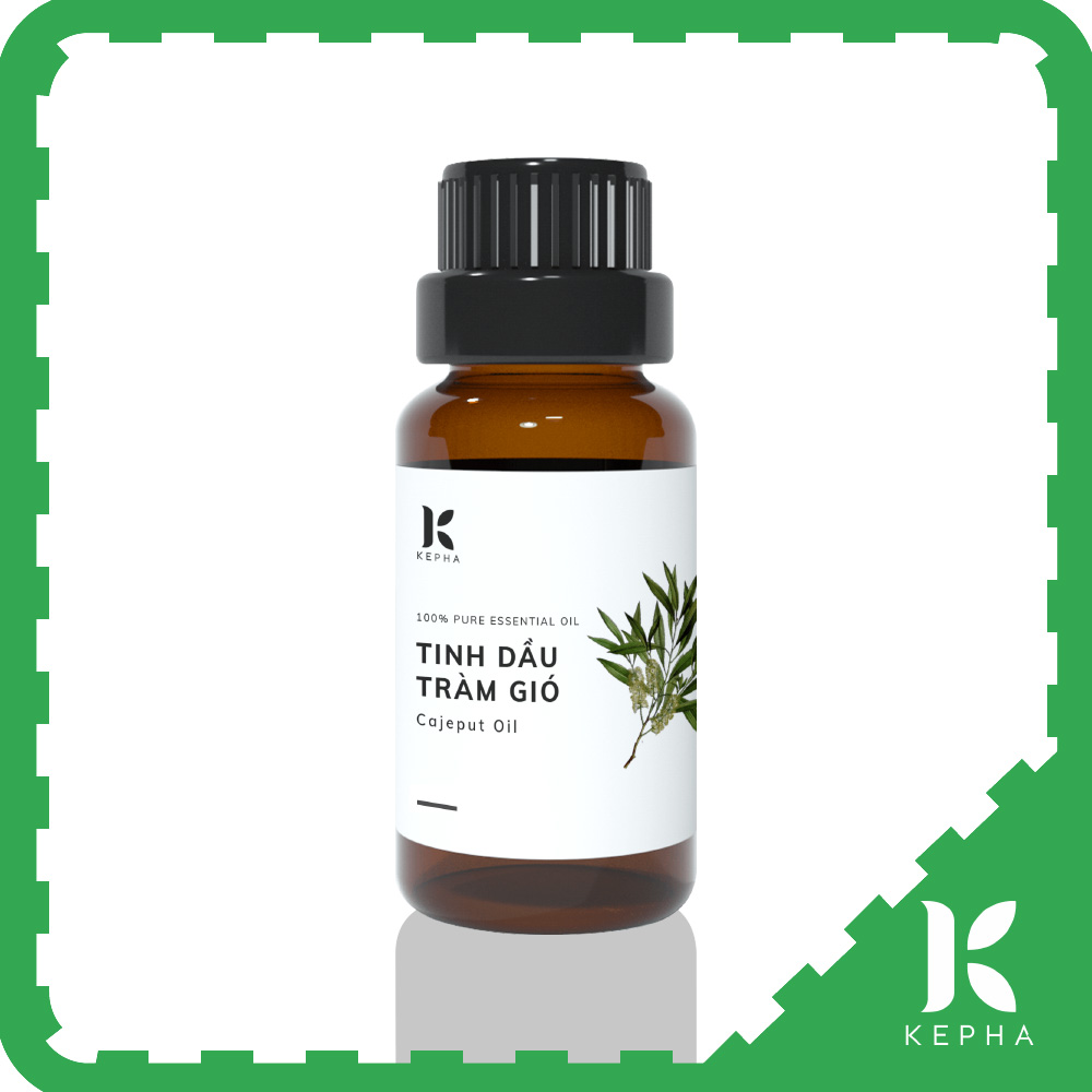 Tinh Dầu Tràm Gió Cajeput Leaf Oil Kepha Nguyên Chất , Tốt Cho Bé Sơ Sinh, Tránh Gió, Giúp Giữ Ấm Cơ Thể Bé, Xua Đuổi Muỗi, Côn Trùng