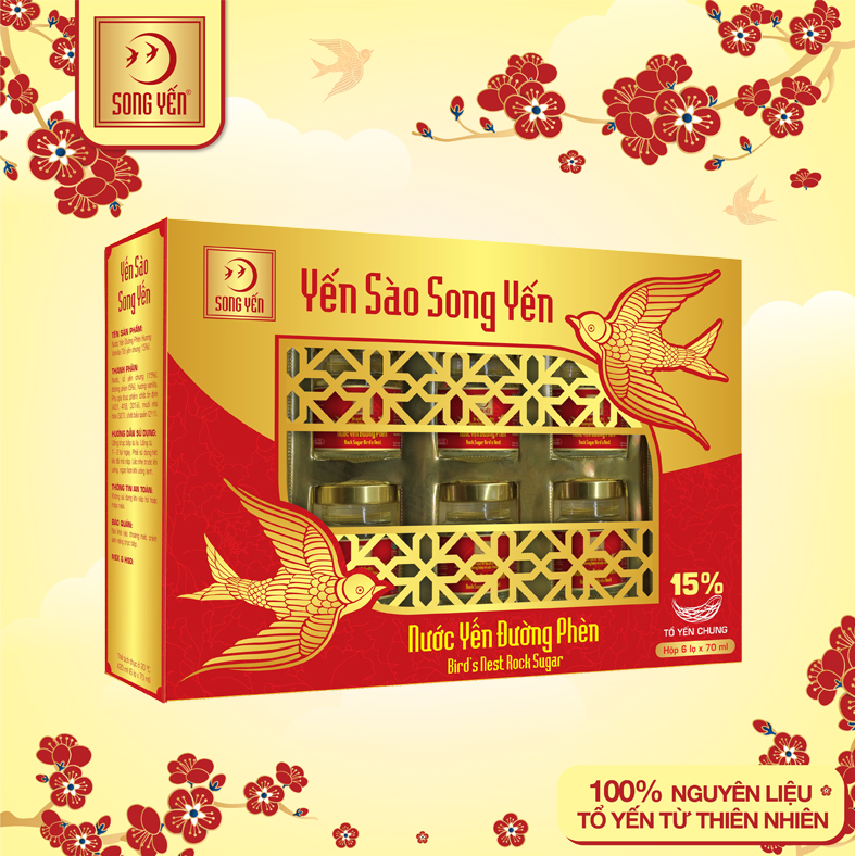 Nước Yến Đường Phèn 15% Song Yến
