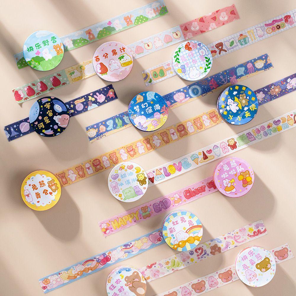 Cuộn Băng Keo Giấy Washi Trang Trí Sổ Tay Diy