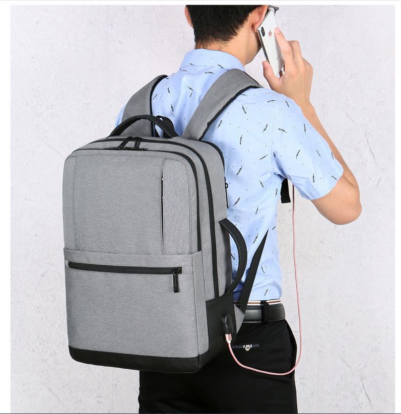 Ba lô du lịch thể thao nam công suất lớn phong cách mới tích hợp sạc USB tiện dụng và công nghệ chống thấm nước