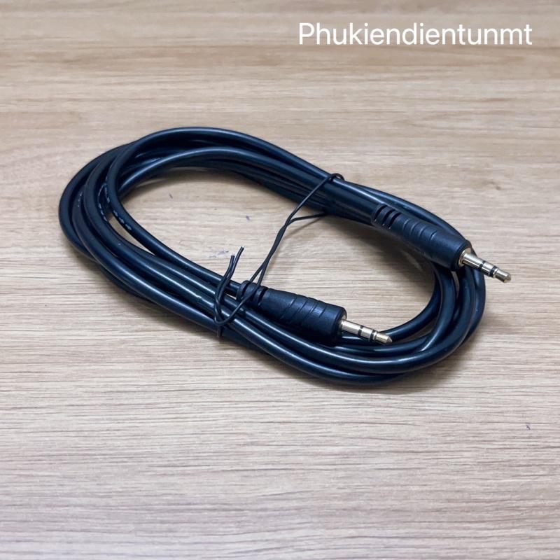 Dây cáp âm thanh nối rắc 3.5mm đen loại tốt