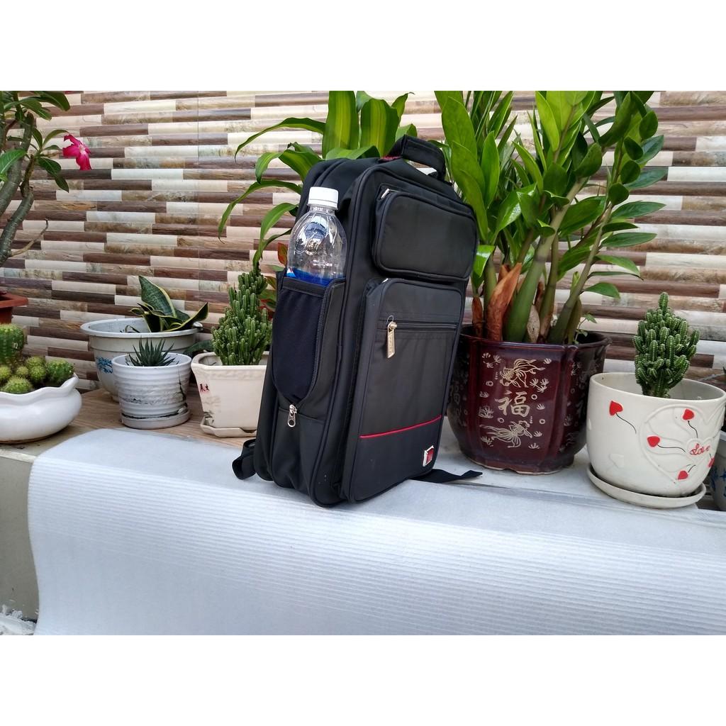 Balo , cặp đa năng học sinh cấp 2,3 màu đen