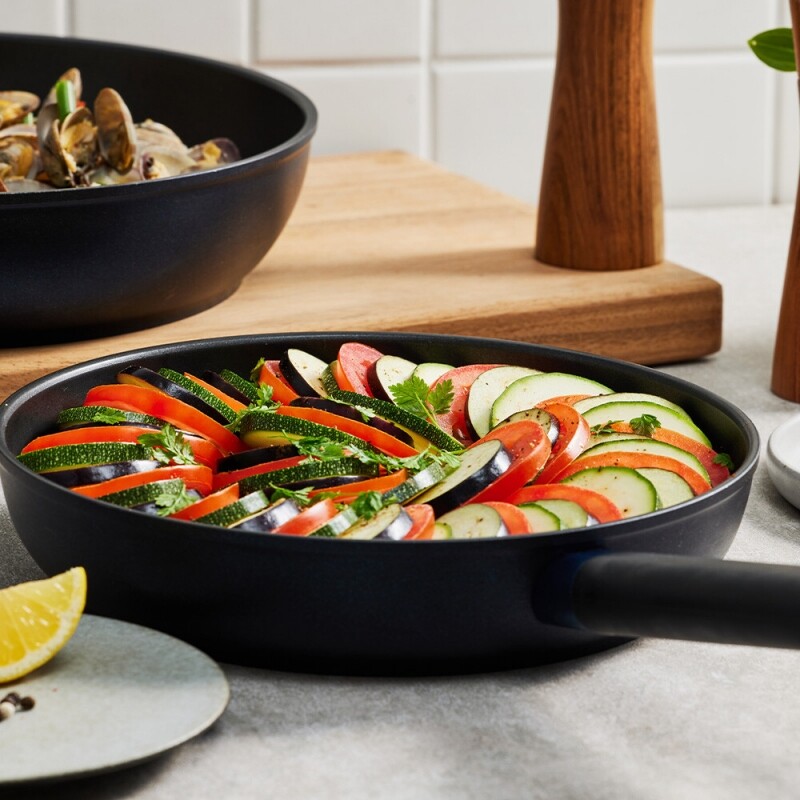 Chảo Chống Dính LocknLock Balance Cook 24, 26, 28cm, Hàng Chính Hãng, Dùng Mọi Loại Bếp - JoyMall