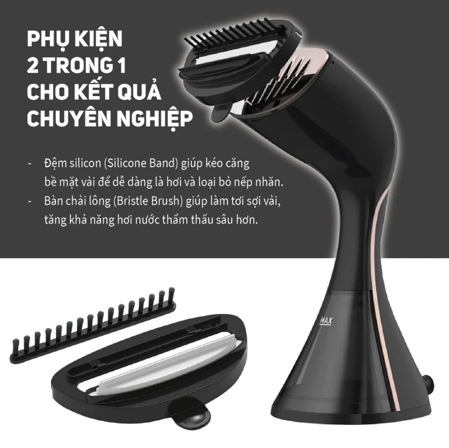 Bàn Là Hơi Nước Cầm Tay LEBENLANG LBR9725 - 2300W, Diệt Khuẩn 99.9% - Hàng Chính Hãng Bảo Hành 2 Năm