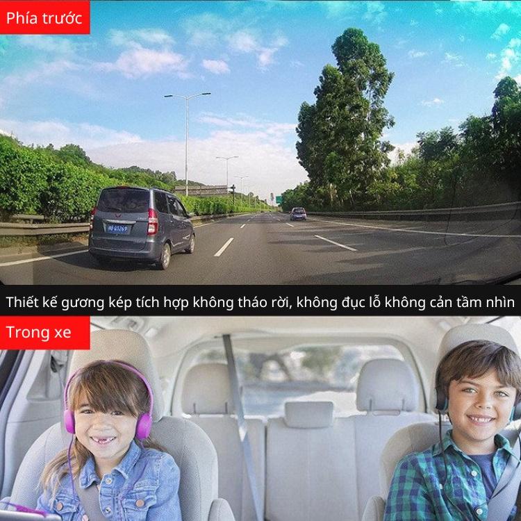 Camera hành trình ô tô 4taxi XETABON ống kính kép ghi hình buồng lái DVR 1080P Bảo Hành 1 đổi 1 trong 12 tháng