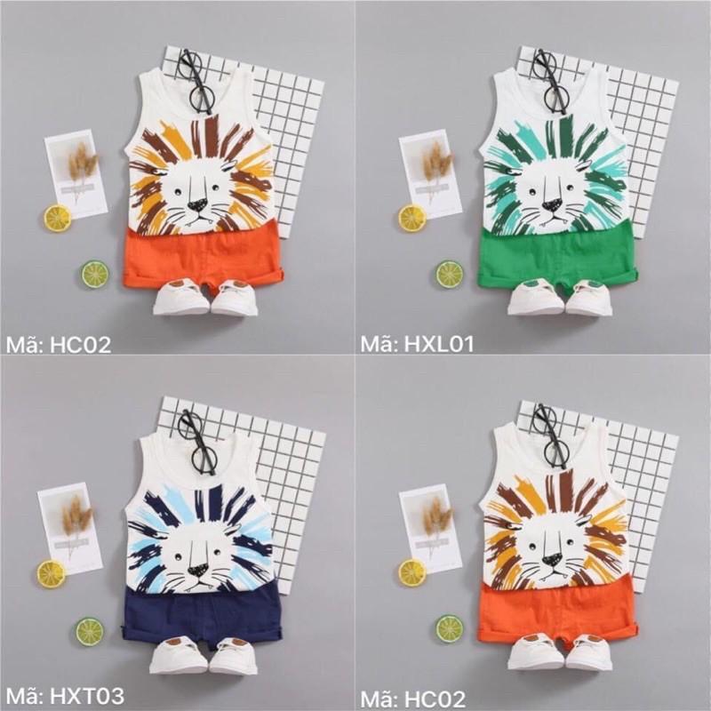 Bộ đồ Cotton 4c ba lỗ cho bé Bo015 Bo016