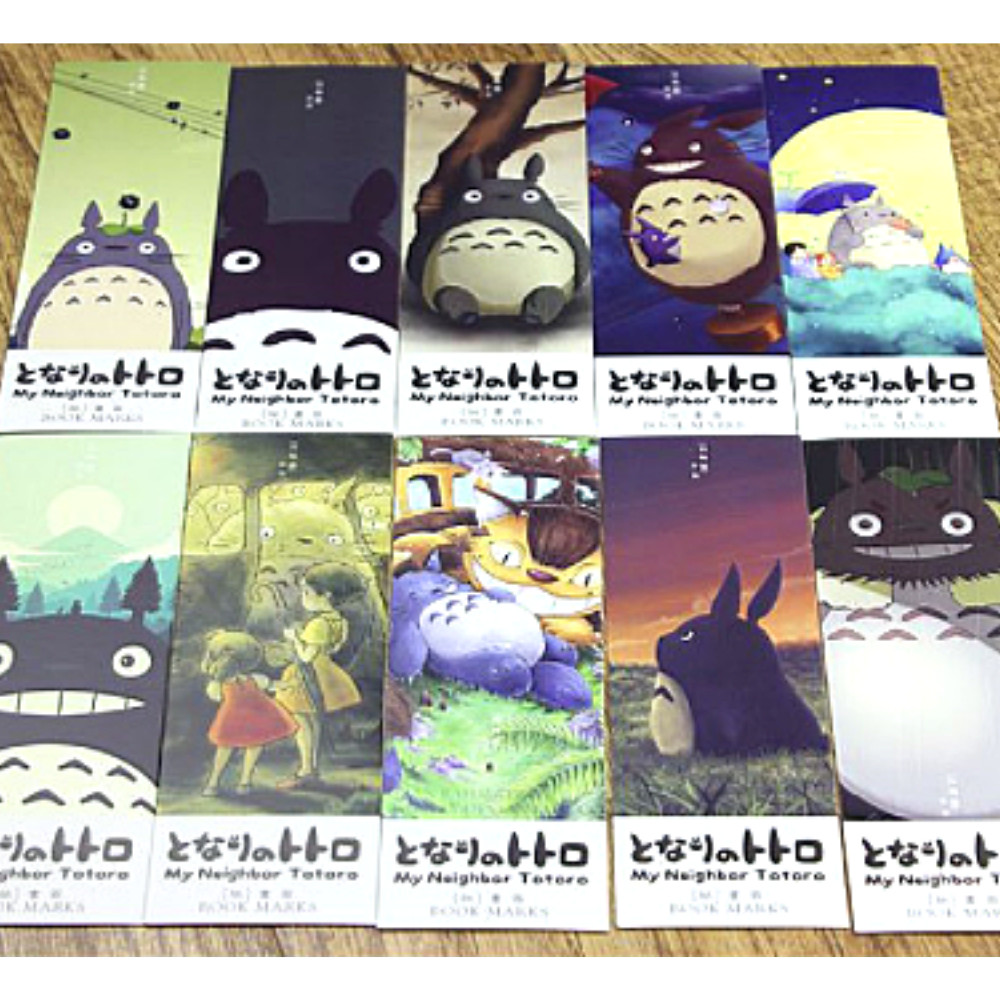 Hộp 32 Bookmark Đánh Dấu Sách Anime Totoro