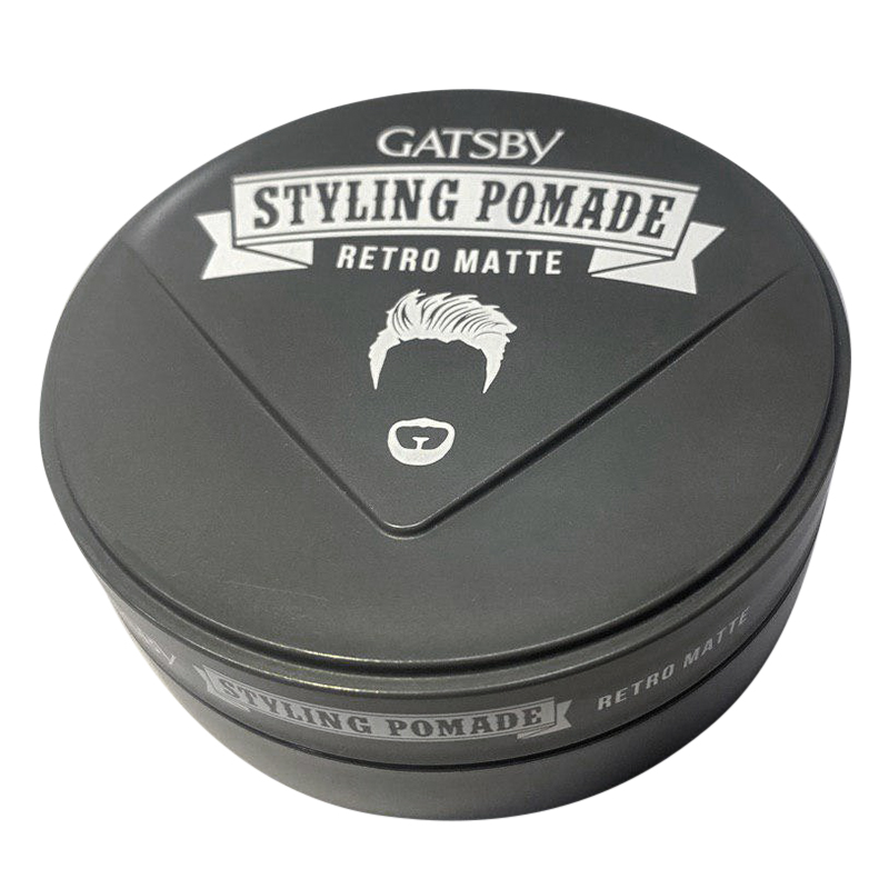 Sáp Retro Matte Pomade Tạo Kiểu Neo-Classic Góc Nước Bóng Mượt + Tặng Reuzel Grooming Tonic - Chính hãng - GATSBY STYLING POMADE 75G