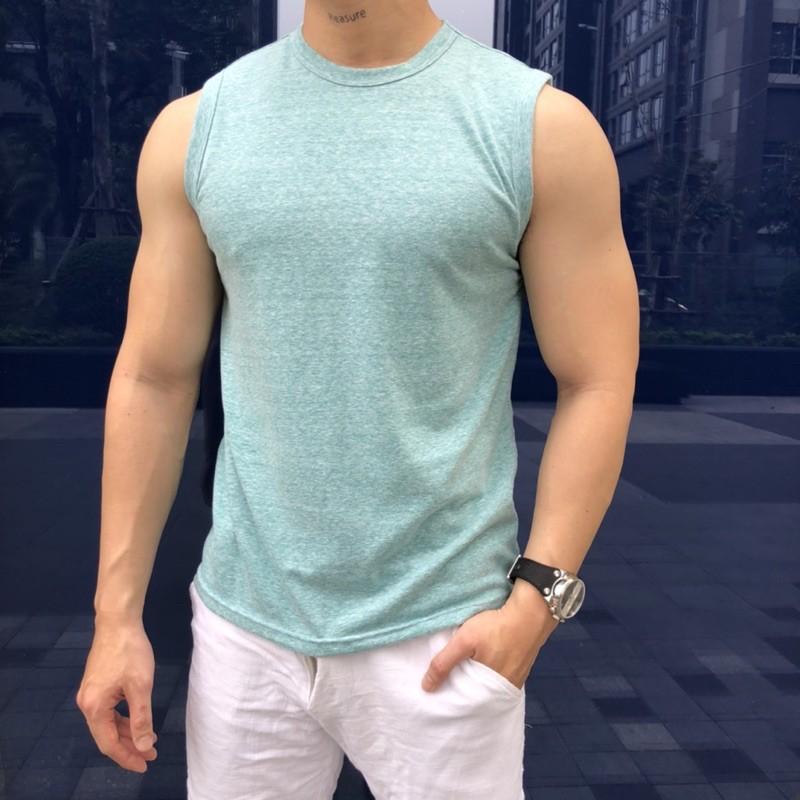 Áo Ba Lỗ Áo Sát Nách Nam Tanktop Cotton 100% siêu mềm mịn mát mẻ hơn 25 màu