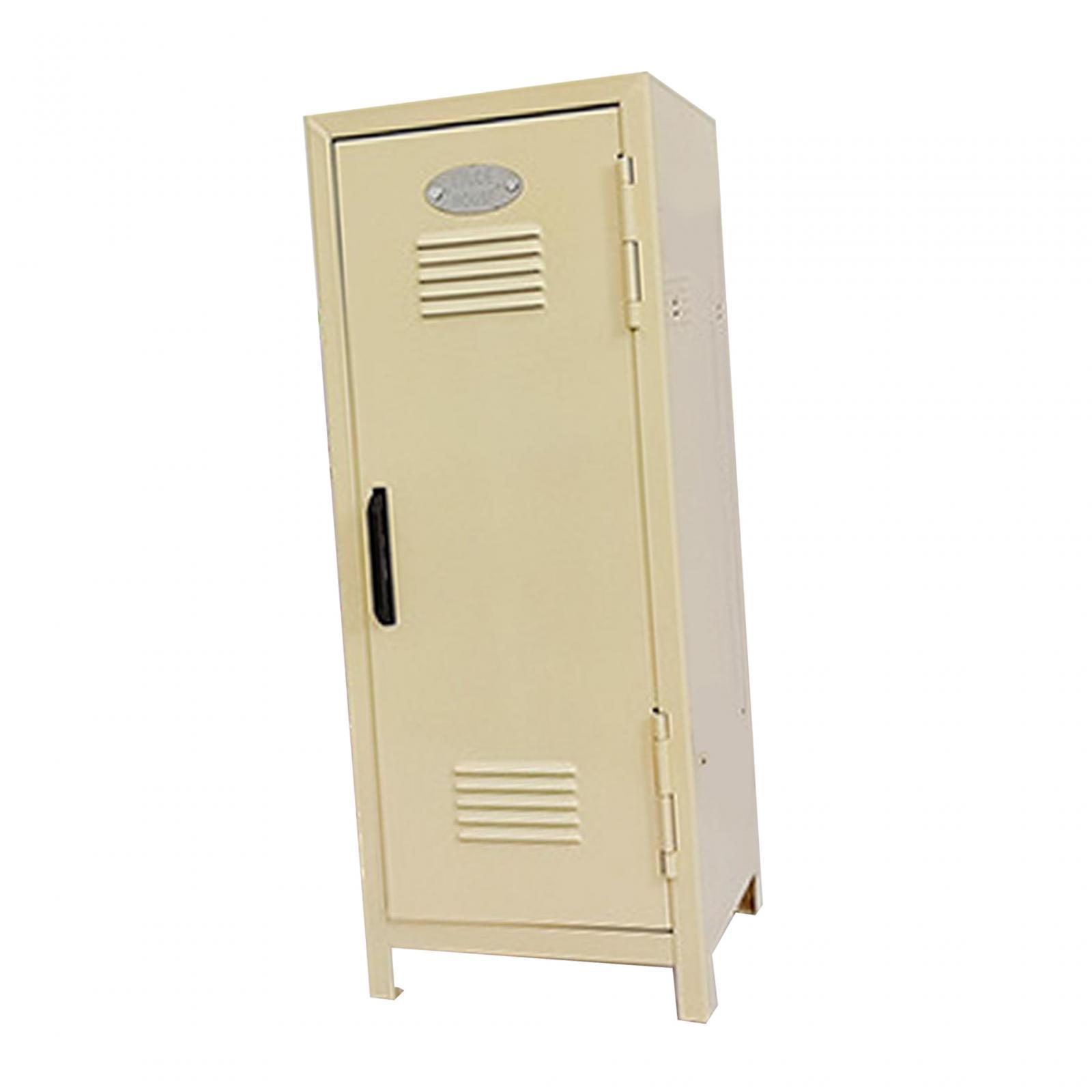 Makeup Storage Cabinet Two Layers Countertop Storage Cabinet for Office Home