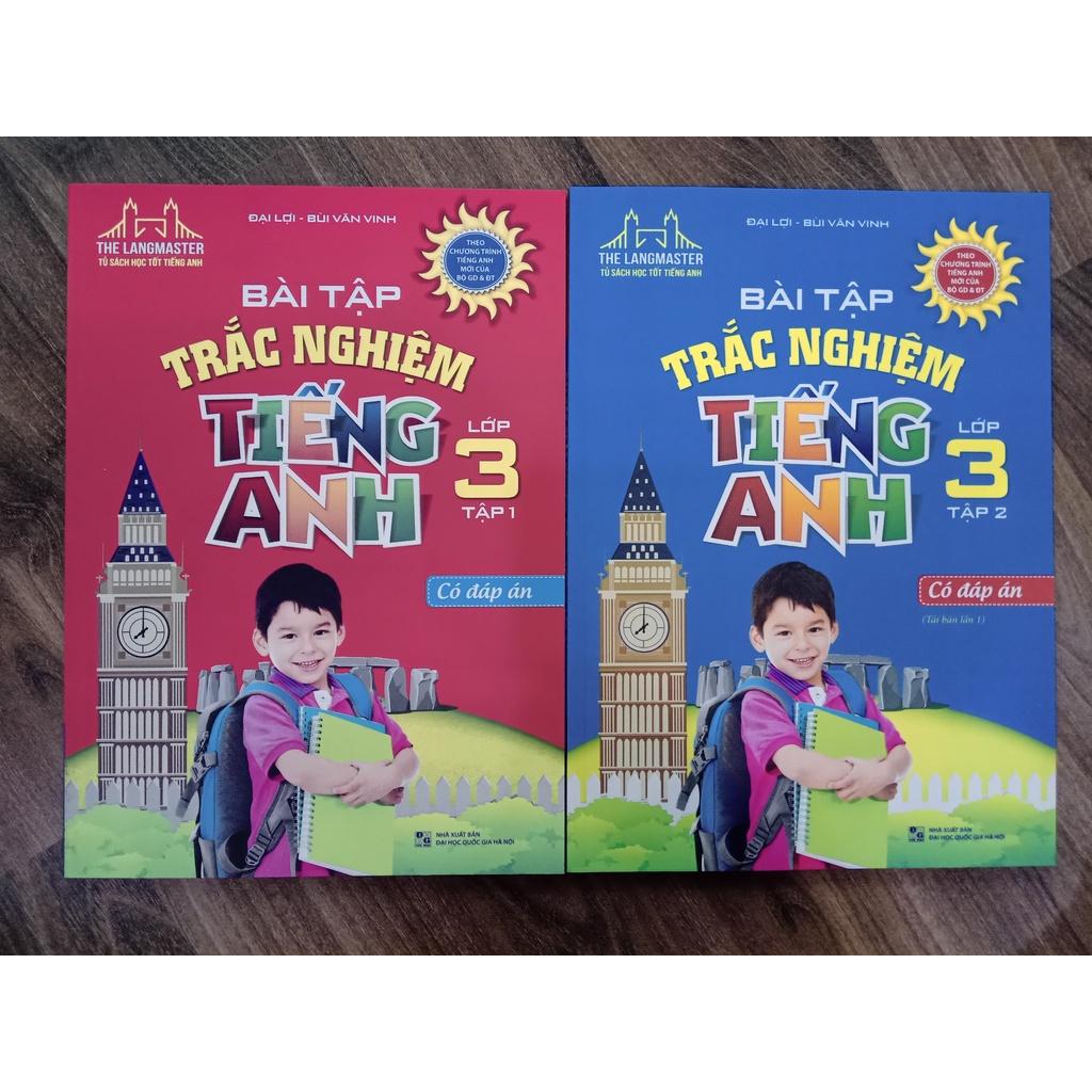 Sách - Bài tập trắc nghiệm tiếng Anh lớp 3 tập 2 - Có đáp án